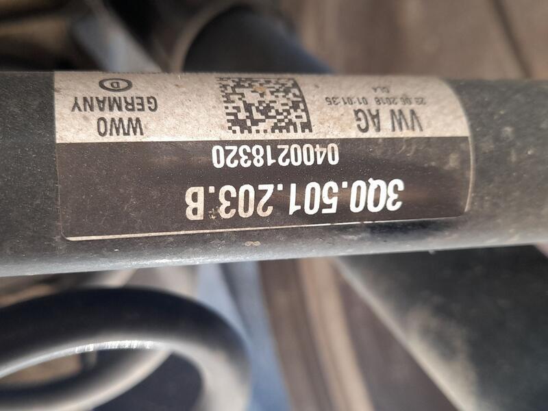 Transmision Trasera Izquierda para Volkswagen Tiguan (Ad1, Ax1)