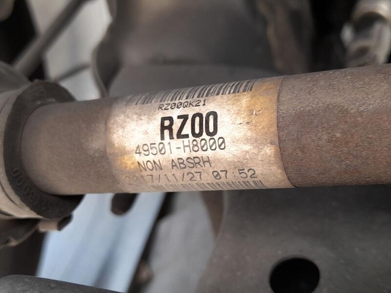 Transmision Delantera Derecha para Kia Rio Iv (Yb, Sc, Fb)