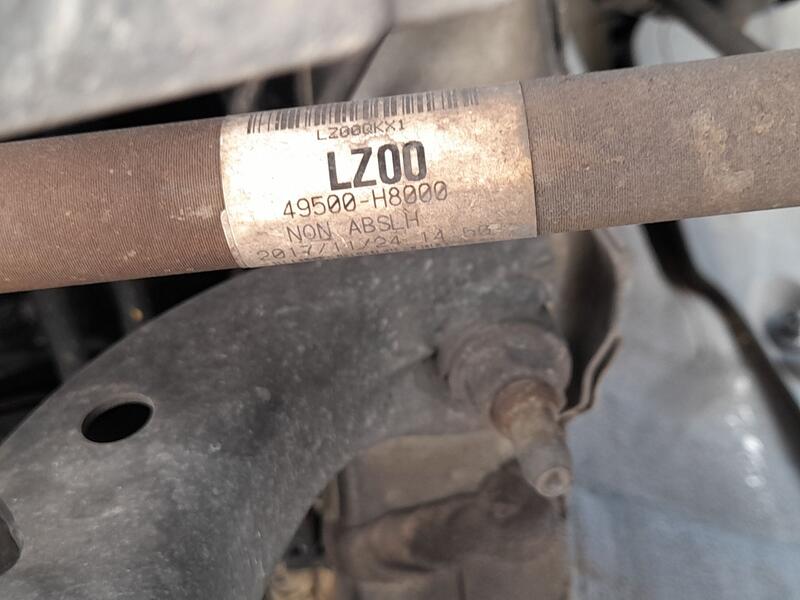 Transmision Delantera Izquierda para Kia Rio Iv (Yb, Sc, Fb)