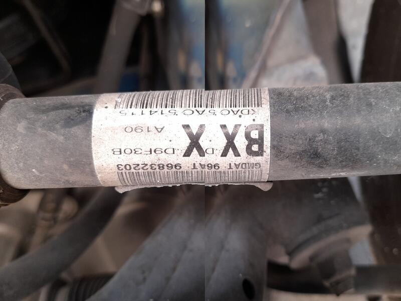 Transmision Delantera Izquierda para Chevrolet Aveo / Kalos Hatchback (T250, T255)