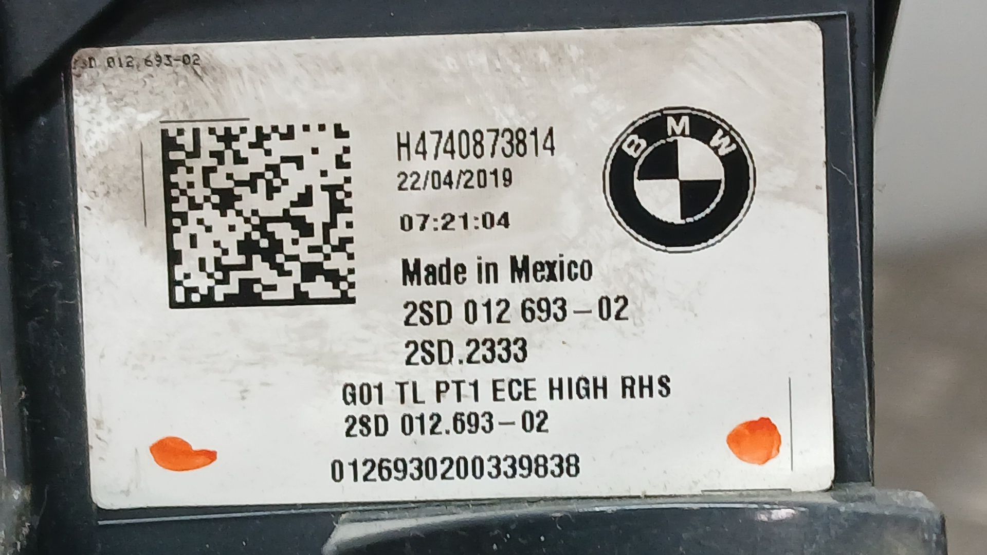 Piloto Trasero Derecho Exterior para Bmw X3 (G01, F97, G08)