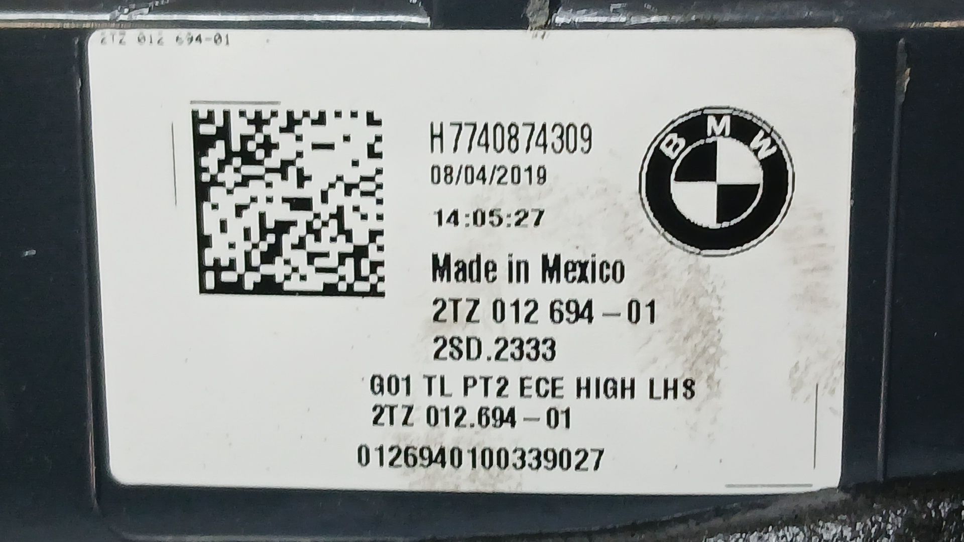 Piloto Trasero Izquierdo Interior para Bmw X3 (G01, F97, G08)