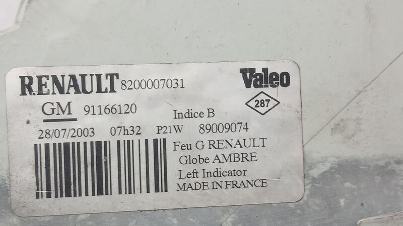 Piloto Delantero Izquierdo para Renault Trafic Ii Furgoneta (Fl)