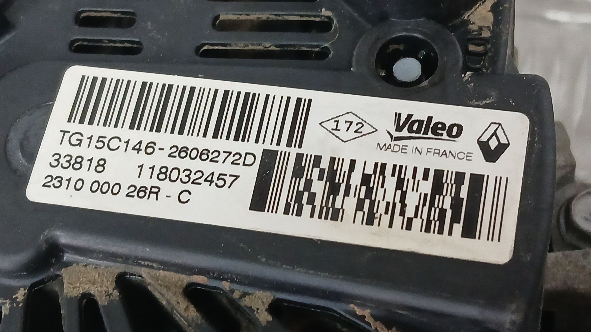 Alternador para Renault Kangoo Express (Fw0/1_)