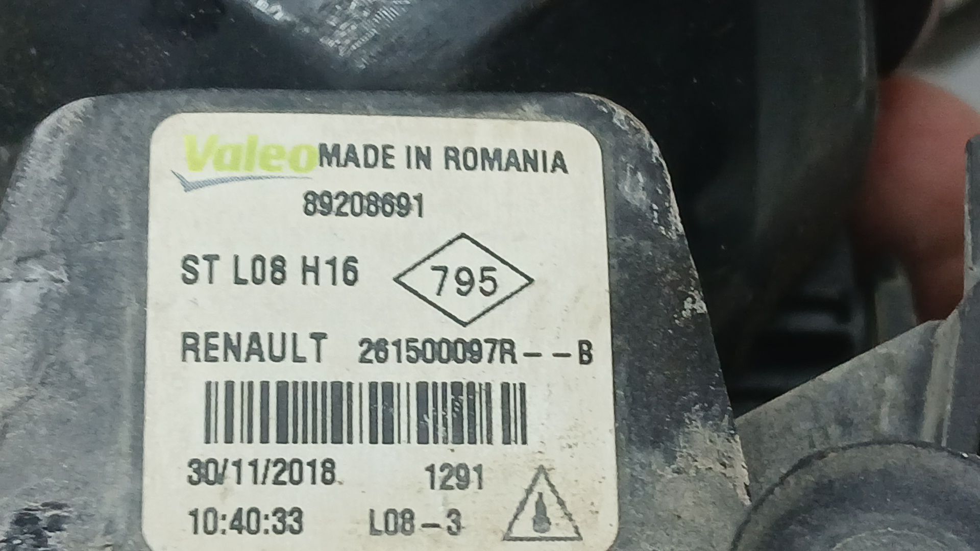 Faro Antiniebla Derecho para Renault Kangoo Express (Fw0/1_)