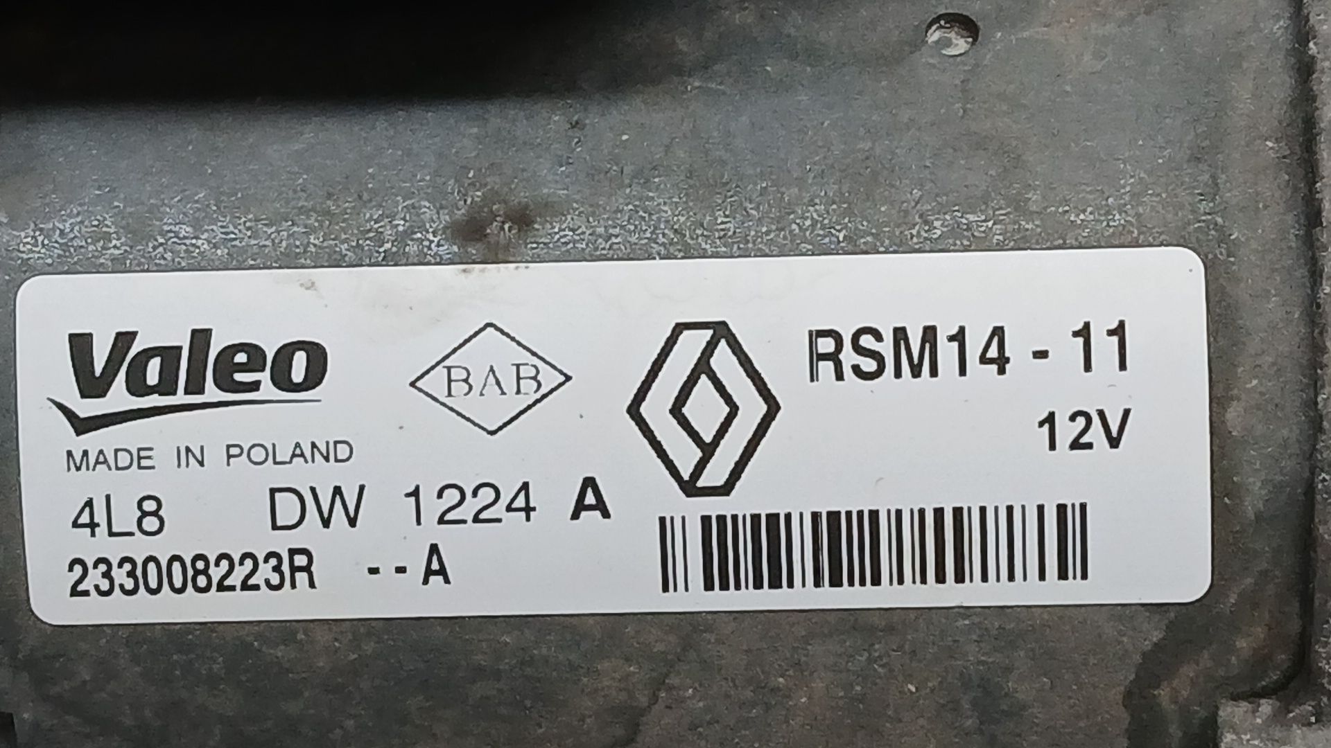 Motor Arranque para Renault Kangoo Express (Fw0/1_)