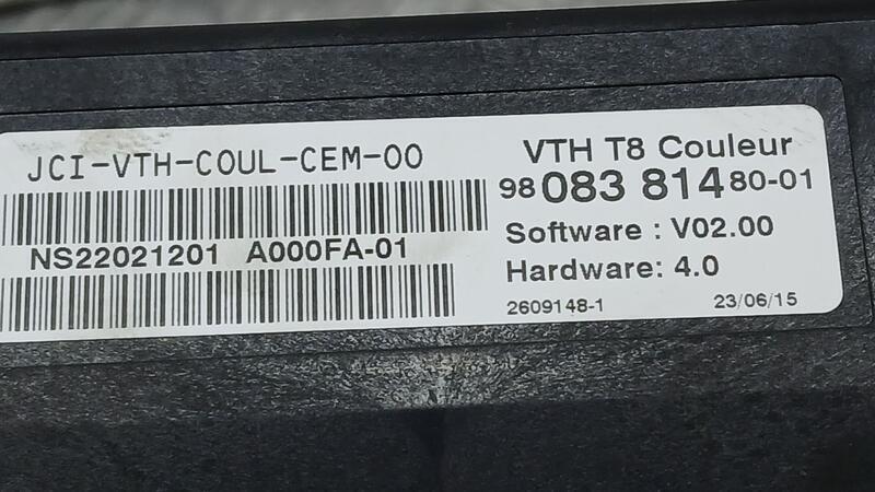 Pantalla Multifuncion para Peugeot 3008 I Monospace (0U_)