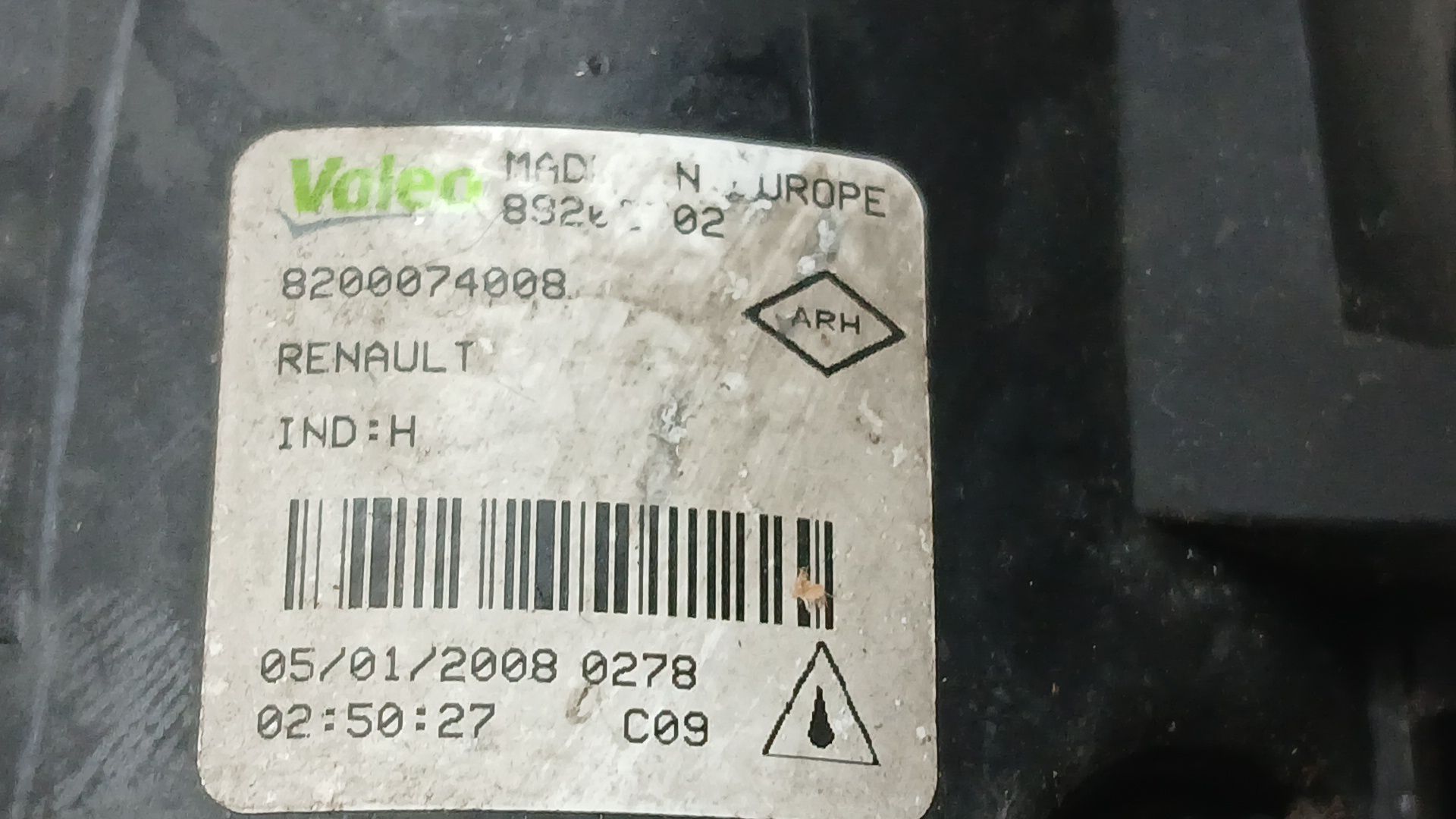 Faro Antiniebla Derecho para Renault Laguna Iii (Bt0/1)