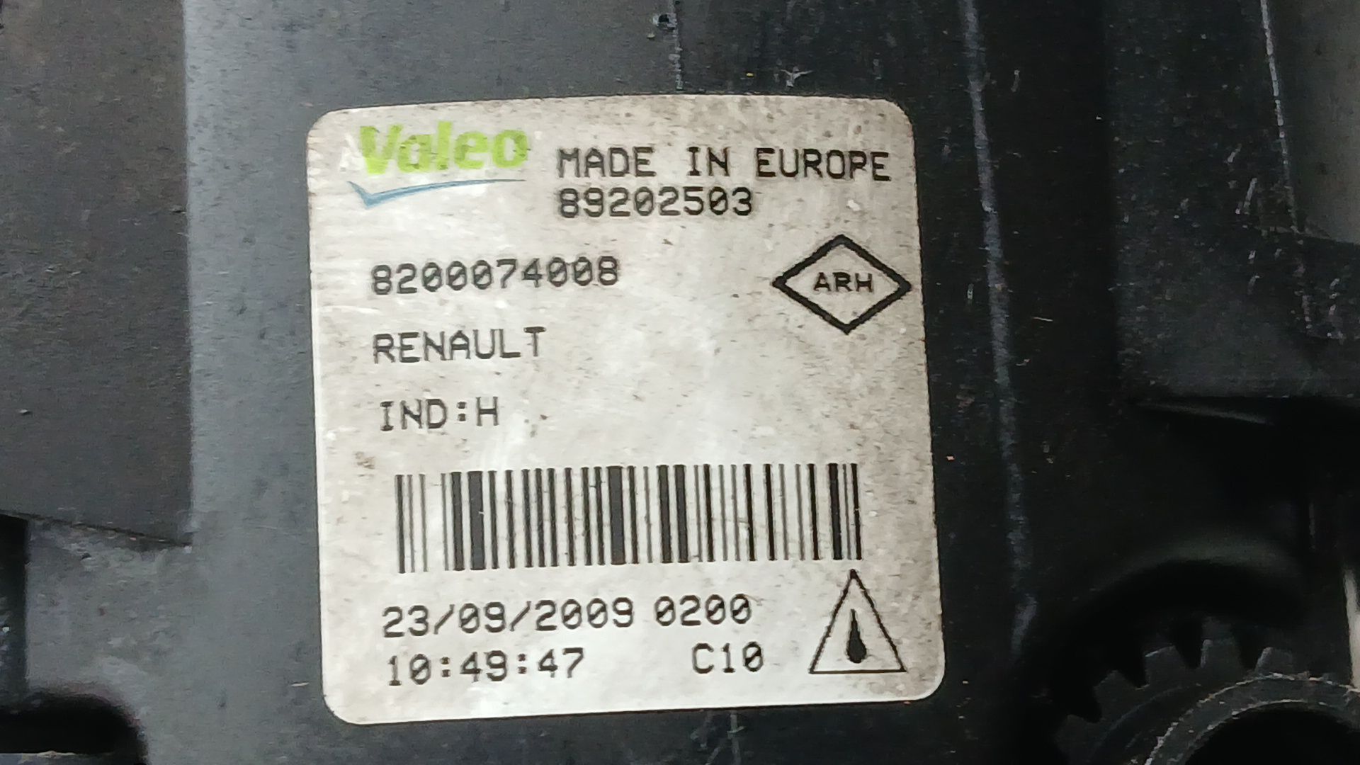 Faro Antiniebla Izquierdo para Renault Laguna Iii (Bt0/1)