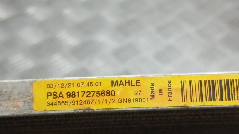 Condensador / Radiador Aire Acondicionado para Peugeot 3008 Ii Suv (Mc_, Mr_, Mj_, M4_)