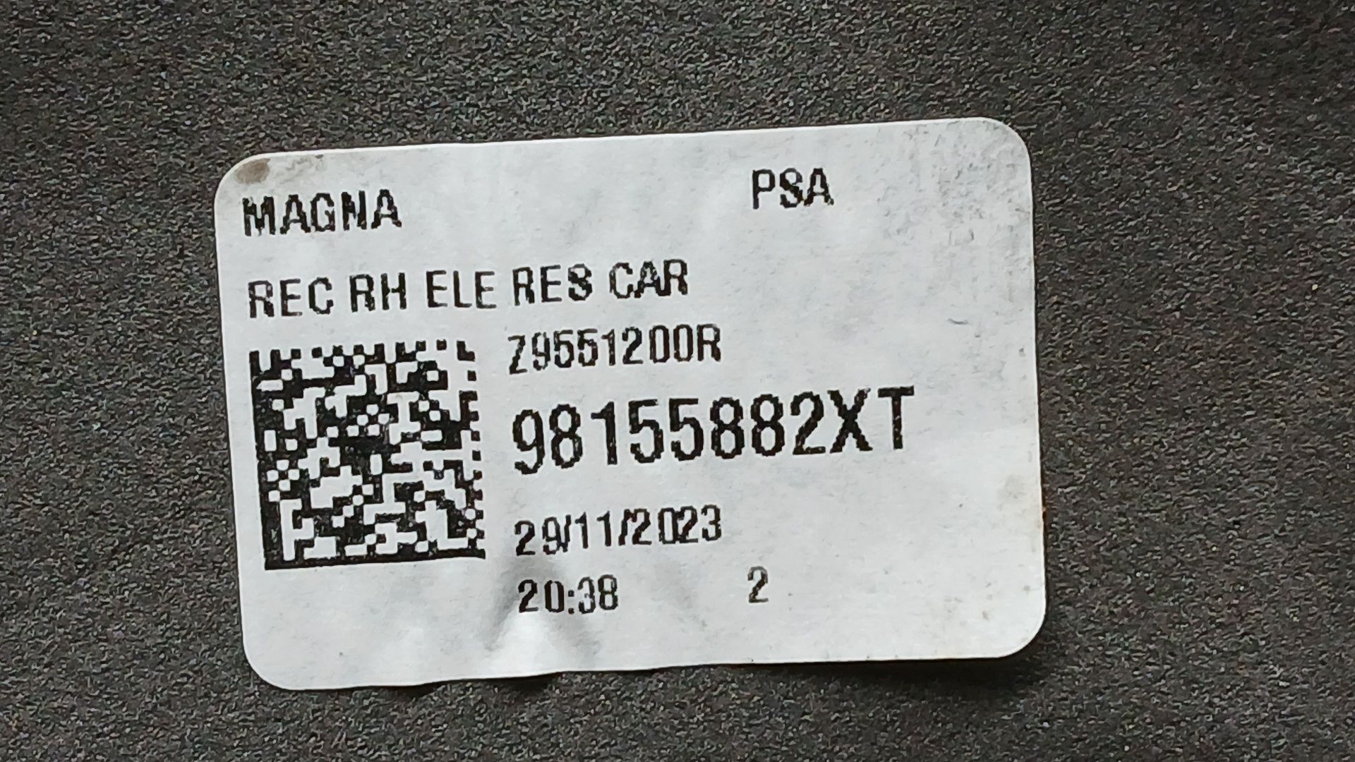 Retrovisor Derecho para Toyota Proace Furgoneta (Mdz_)