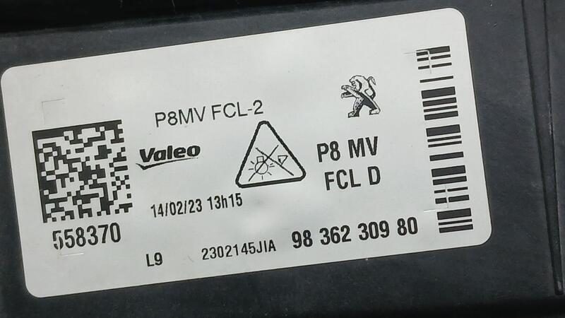 Piloto Delantero Derecho para Peugeot 3008 Ii Suv (Mc_, Mr_, Mj_, M4_)