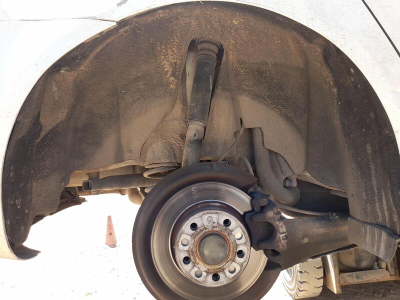 Plastico Pase Rueda Tras. Dch. para Audi A3 (8P1)