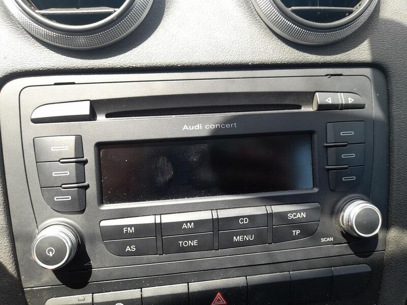 Sistema Audio / Radio Cd para Audi A3 (8P1)