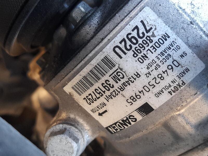 Compresor Aire Acondicionado para Opel Astra K (B16)