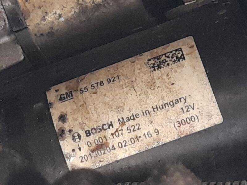 Motor Arranque para Opel Astra J Sedán