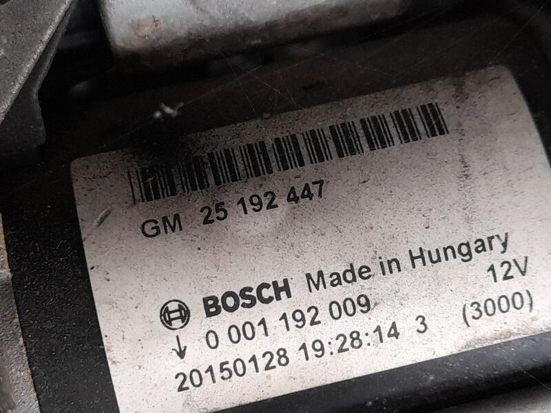 Motor Arranque para Opel Meriva B Monospace (S10)