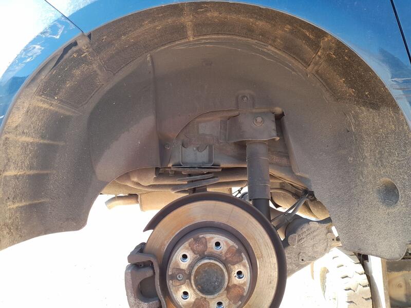 Plastico Pase Rueda Tras. Dch. para Opel Meriva B Monospace (S10)