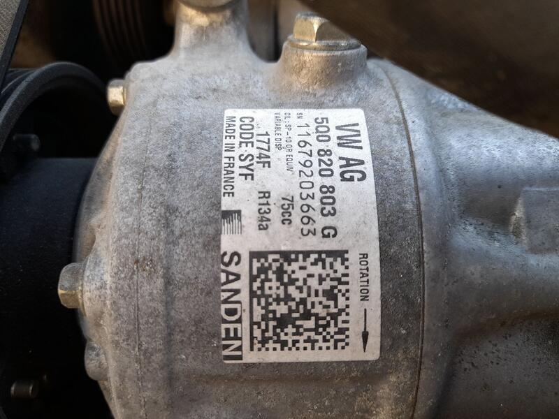 Compresor Aire Acondicionado para Skoda Rapid Spaceback (Nh1)