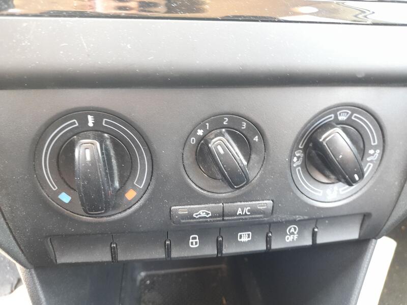 Mando Calefaccion / Aire Acondicionado para Skoda Rapid Spaceback (Nh1)