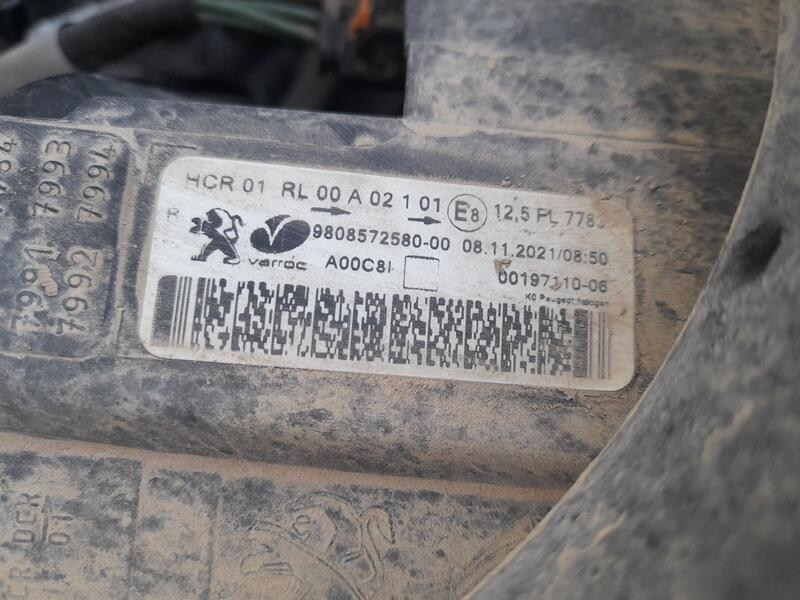 Faro Derecho para Peugeot Expert Furgoneta (V_)