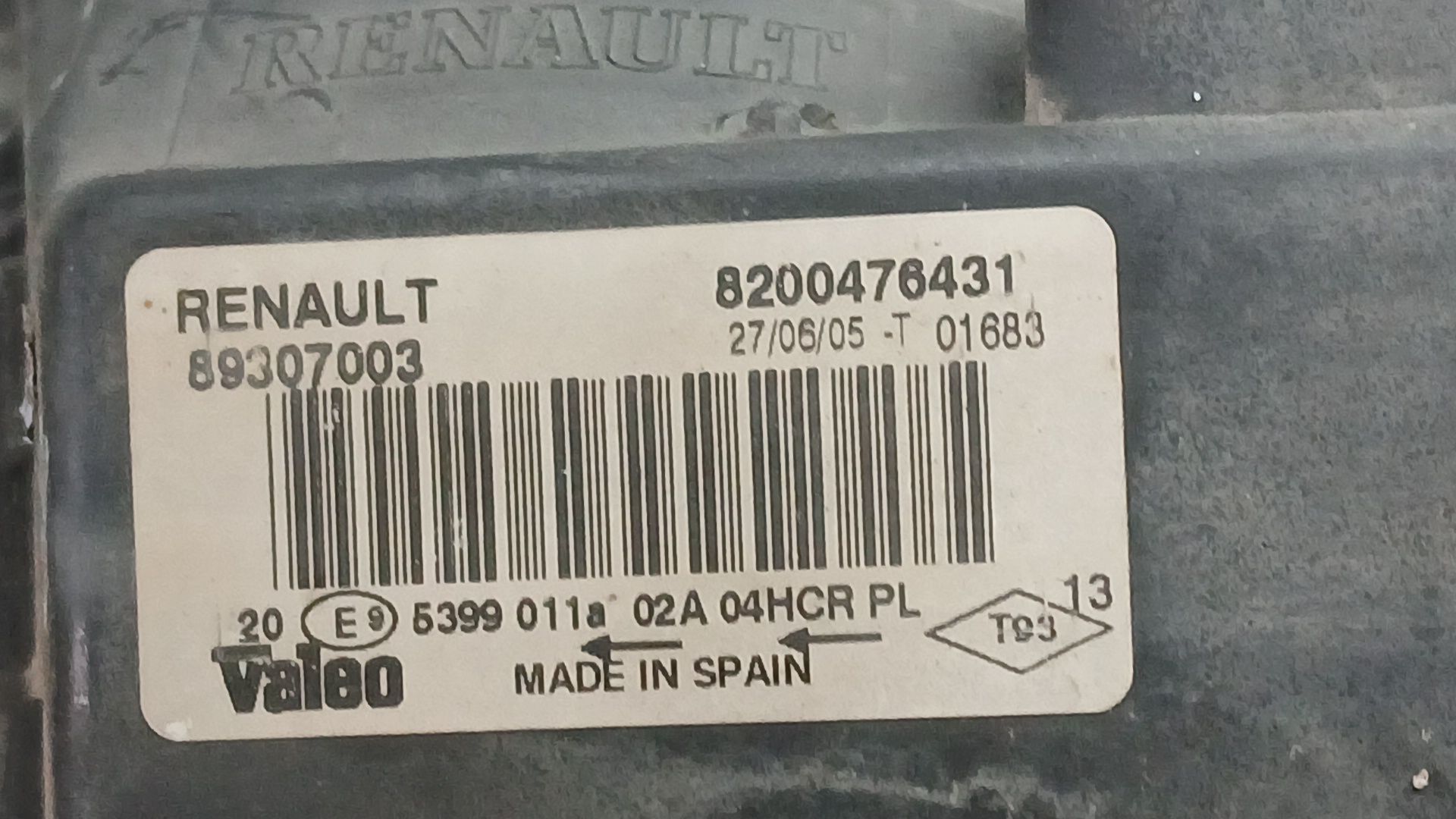 Faro Derecho para Renault Megane Ii (Bm0/1_, Cm0/1_)