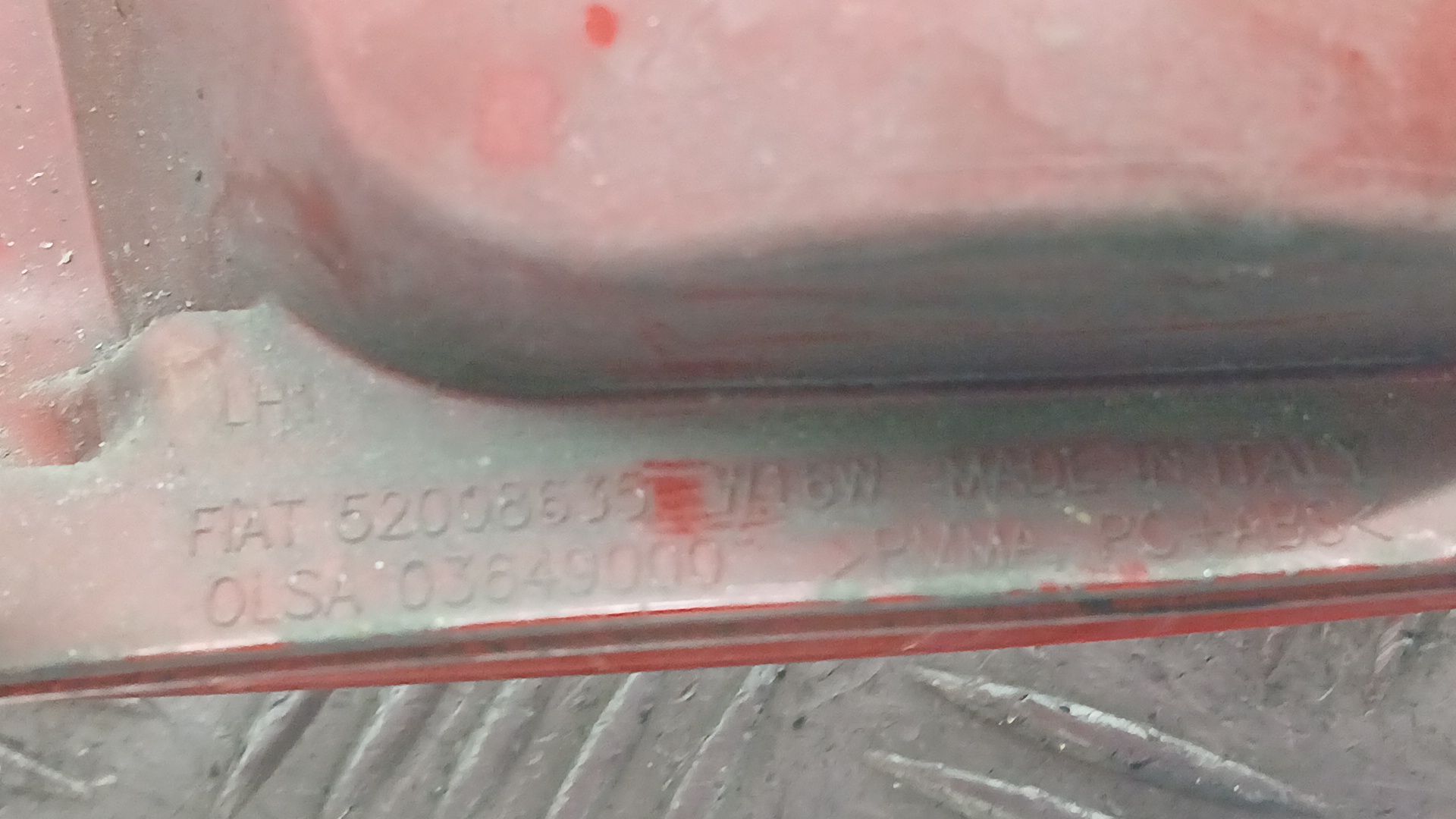 Piloto Trasero Izquierdo Paragolpes para Fiat 500 C (312_)