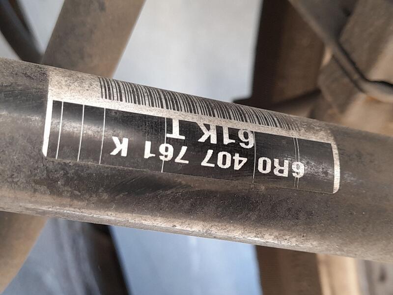 Transmision Delantera Izquierda para Volkswagen Polo V (6R1, 6C1)