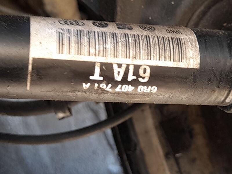 Transmision Delantera Izquierda para Seat Toledo Iv (Kg3)