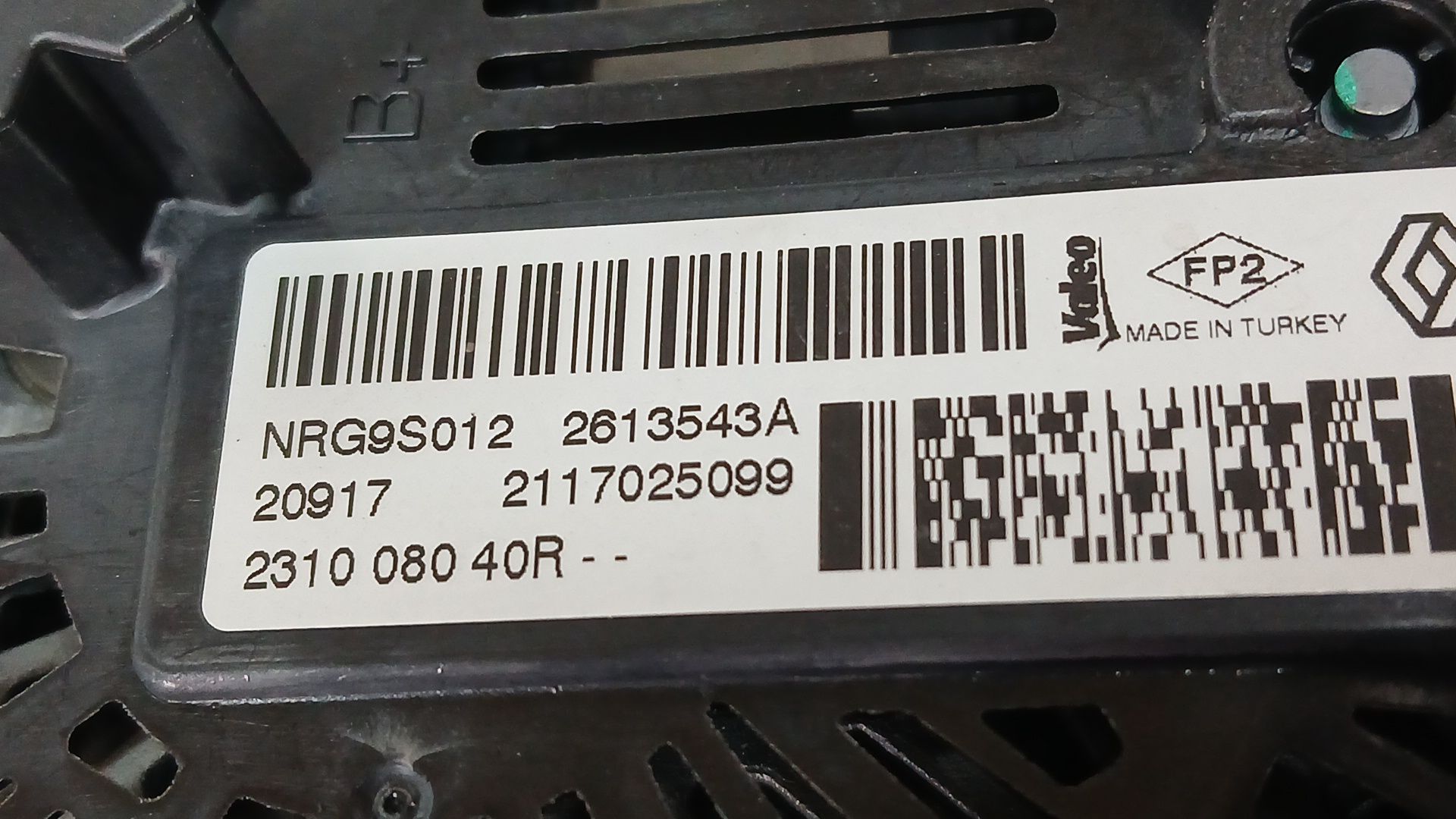 Alternador para Renault Megane Iv Hatchback (B9A/M/N_)