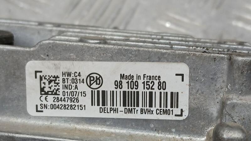 Centralita Start / Stop para Peugeot 3008 I Monospace (0U_)