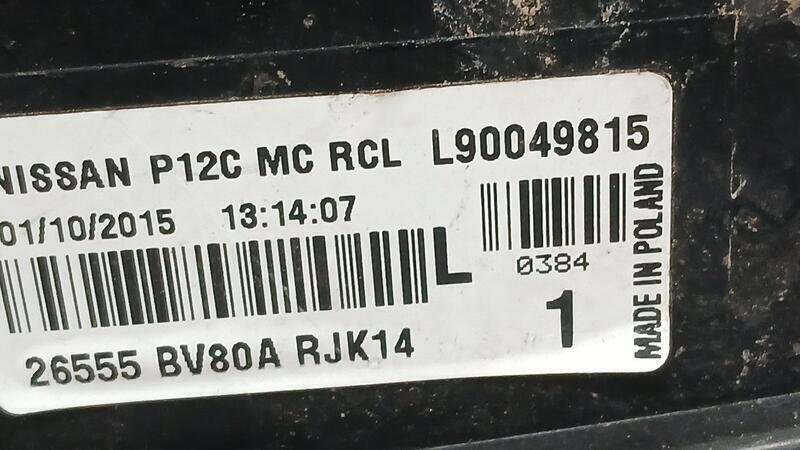 Piloto Trasero Izquierdo para Nissan Juke (F15)