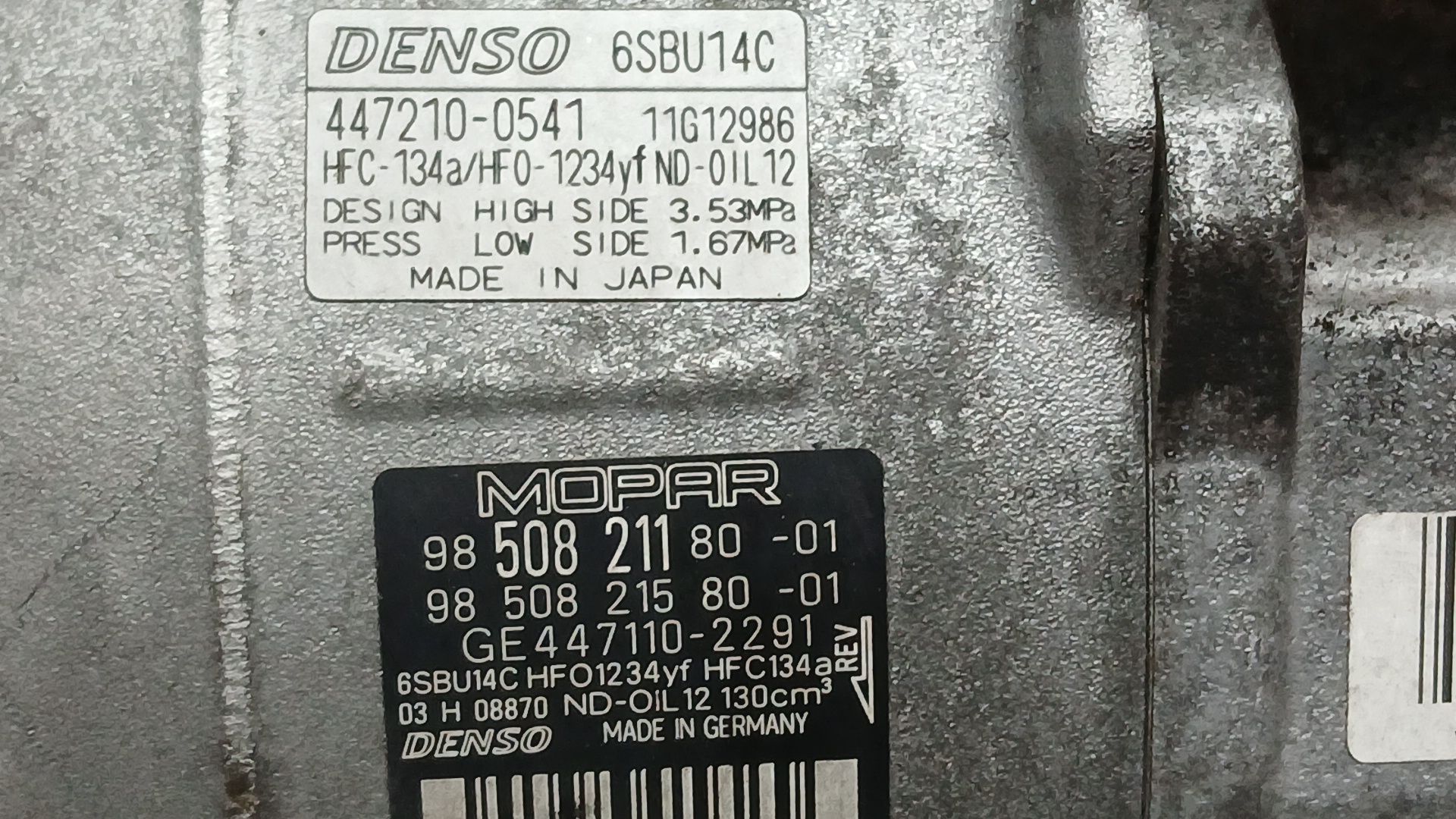Compresor Aire Acondicionado para Peugeot 2008 Ii (Ud_, Us_, Uy_, Uj_, Ur_, Uc_)