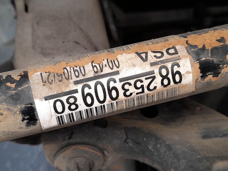 Transmision Delantera Derecha para Opel Corsa F (P2Jo)