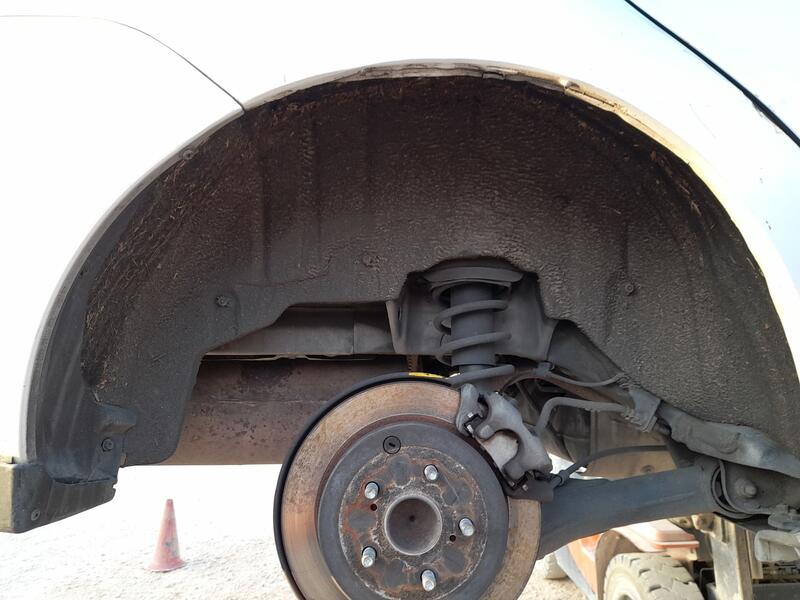 Plastico Pase Rueda Tras. Dch. para Toyota Prius (Hw2)