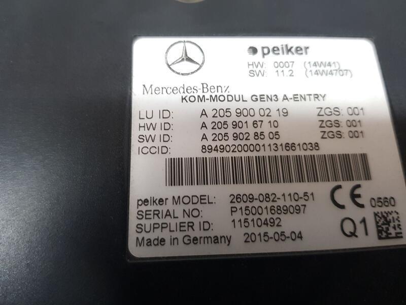 Modulo Electronico para Mercedes-Benz Clase B (W246)