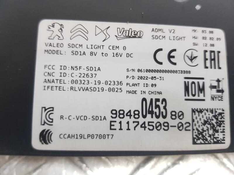 Modulo Electronico para Peugeot 208 (P2)