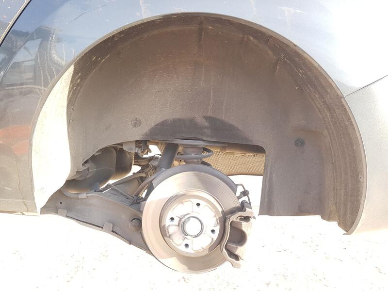 Plastico Pase Rueda Tras. Izq. para Peugeot 5008 (0U_, 0E_)