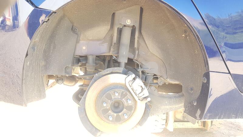 Plastico Pase Rueda Tras. Dch. para Mazda 6 Sedán (Gh)