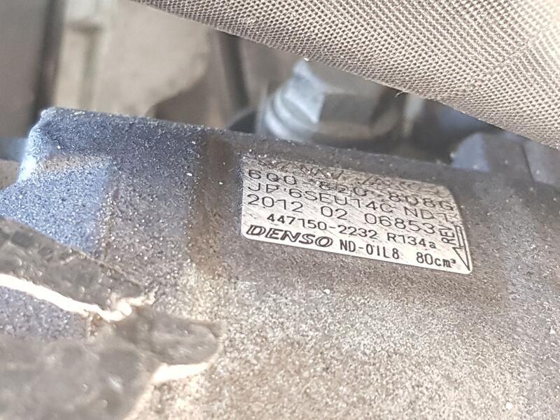 Compresor Aire Acondicionado para Skoda Fabia Ii (542)