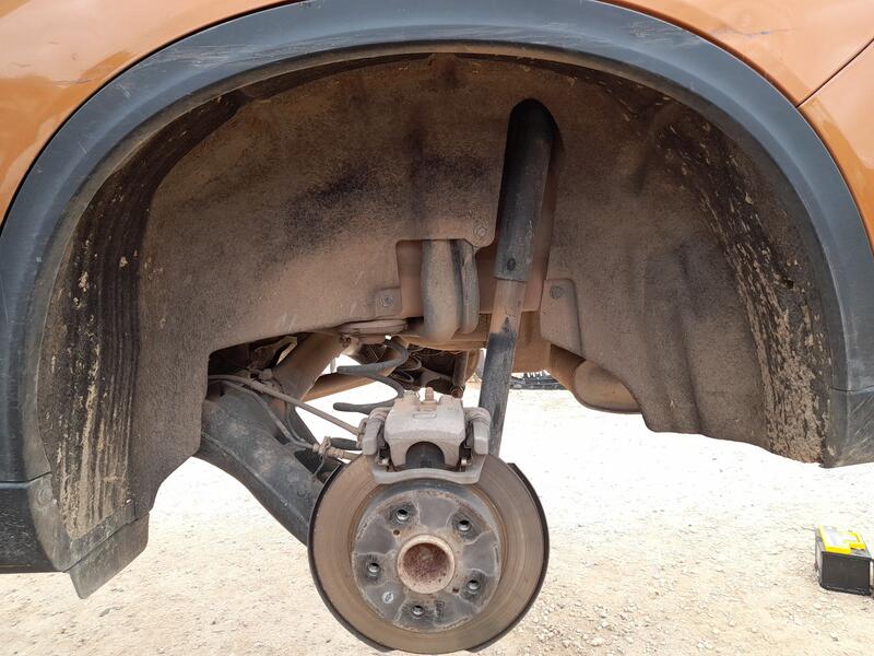 Plastico Pase Rueda Tras. Izq. para Suzuki Vitara (Ly)