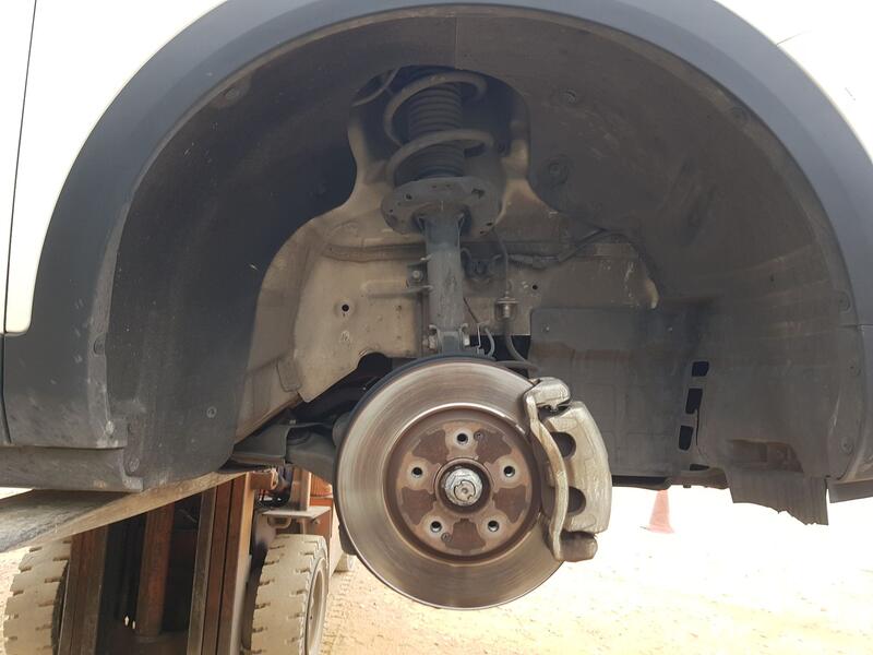 Plastico Pase Rueda Del. Dch. para Ssangyong Korando (C300)