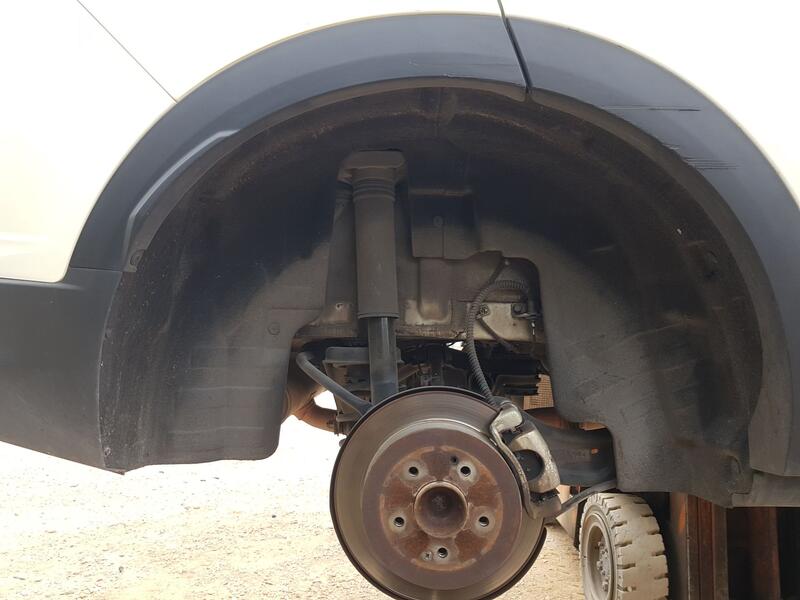 Plastico Pase Rueda Tras. Dch. para Ssangyong Korando (C300)