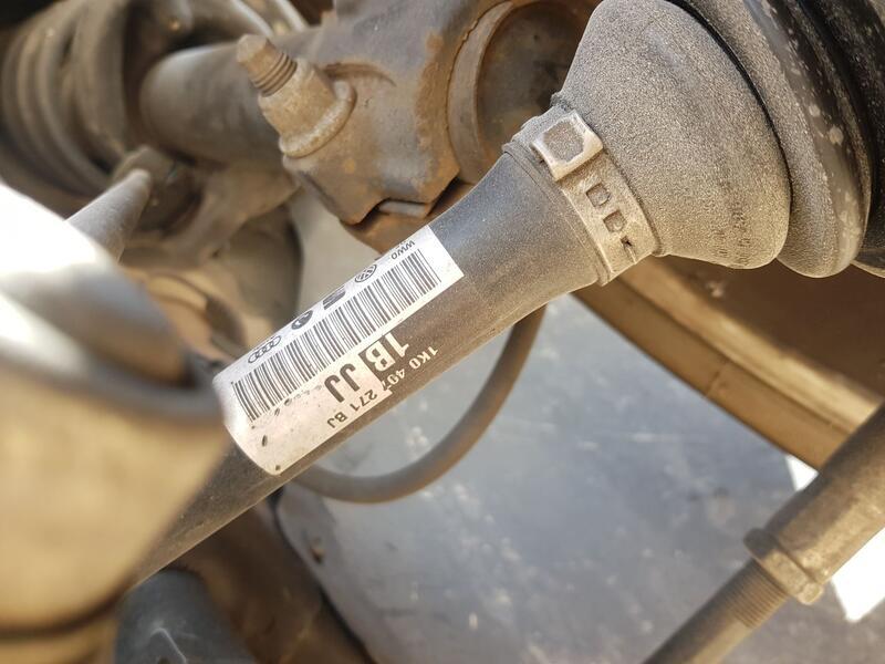 Transmision Delantera Izquierda para Volkswagen Eos (1F7, 1F8)