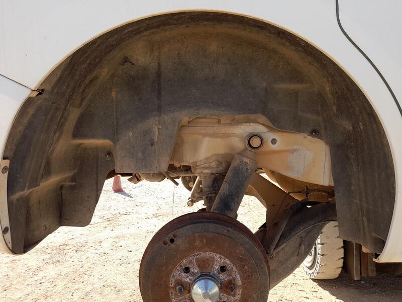 Plastico Pase Rueda Tras. Dch. para Fiat Qubo (225_)