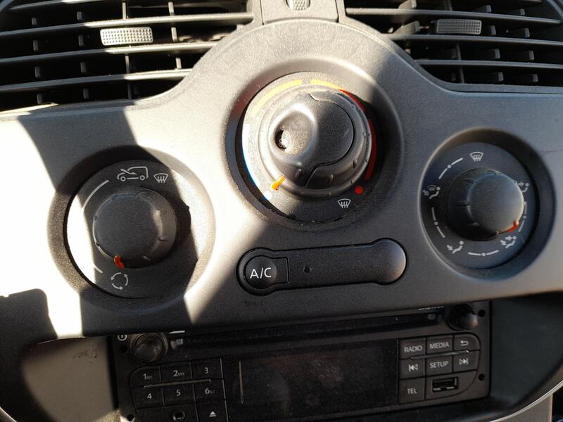 Mando Calefaccion / Aire Acondicionado para Nissan Nv250 Furgoneta (X61)