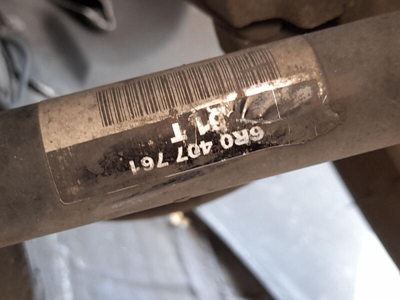 Transmision Delantera Izquierda para Volkswagen Polo V (6R1, 6C1)