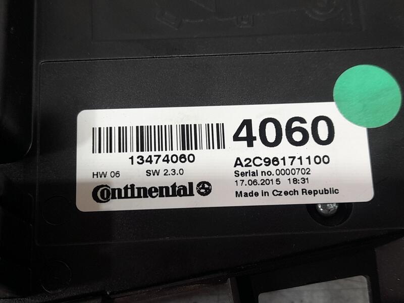 Mando Radio para Opel Zafira Tourer C (P12)